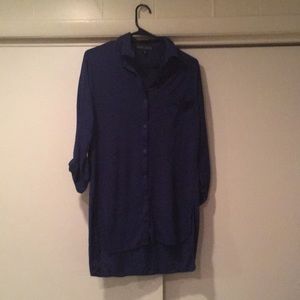 Almost Famous Blue Blouse